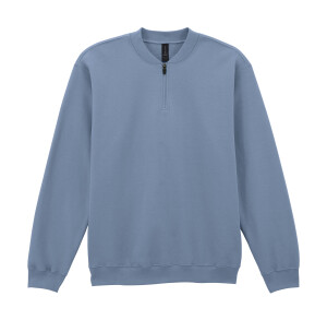 Měkká fleece mikina pro dospělé se 1/4 zipem - Reklamnepredmety