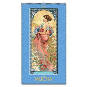Nástenný kalendár Alfons Mucha 2025 - Reklamnepredmety