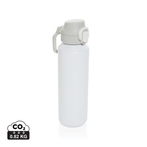 Uzamykateľná športová fľaša Via RCS Re-steel 600 ml - Reklamnepredmety