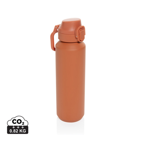 Uzamykateľná športová fľaša Via RCS Re-steel 600 ml