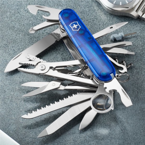 Kapesní nožík Victorinox SWISSCHAMP transparentní