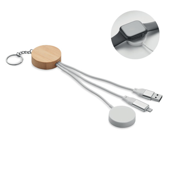 Klíčenka a nabíjecí 60W kabel 4v1 BULE