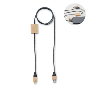 60W nabíjecí kabel CABOO - Reklamnepredmety