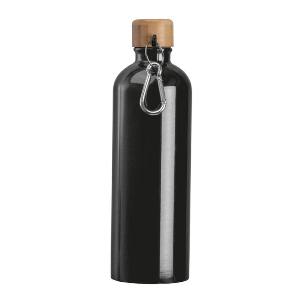 Nerezová láhev s karabinou, 750 ml