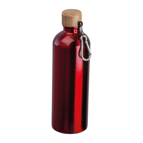 Nerezová láhev s karabinou, 750 ml