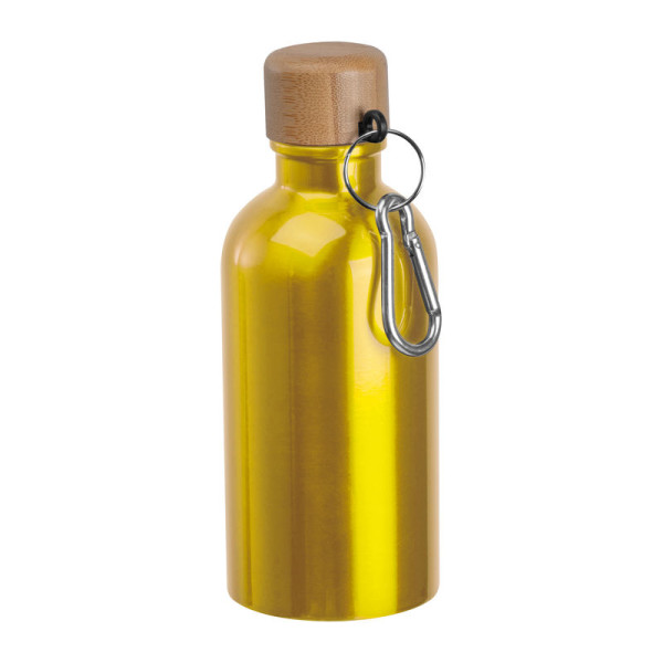 Nerezová láhev s karabinou, 400 ml
