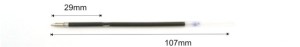 náplň X20, 107mm bílá - 1,0mm - Reklamnepredmety