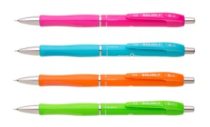 SOLIDLY NEON kuličkové pero plast - Reklamnepredmety