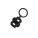 Key ring Double B Matt Black - HAK567A-1 - variant Ps HAK567A