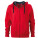 JN595 Men´s Hooded Jacket - JN595-Red-Carbon - variant Ls 1000089928