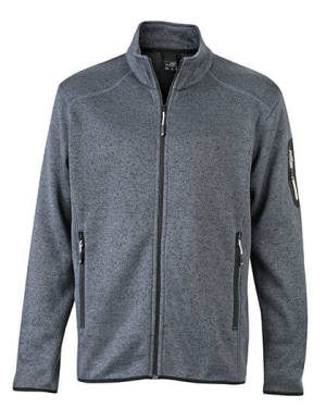 JN762 Men`s Knitted Fleece Jacket - Reklamnepredmety