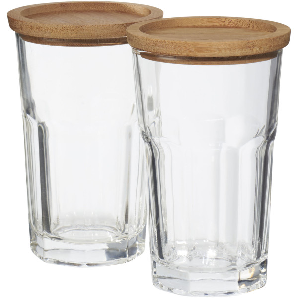 Dvoudílná sada sklenic s táckem Linden