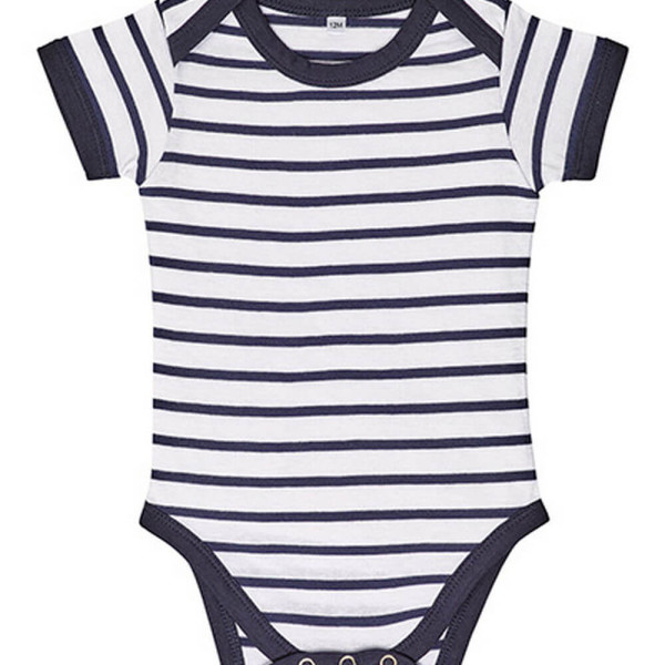 L01401 Baby Striped Bodysuit Miles