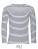 L01402 Men´s Long Sleeve Striped T-Shirt Marine - L01402_White_Navy - variant Ls 1000112848