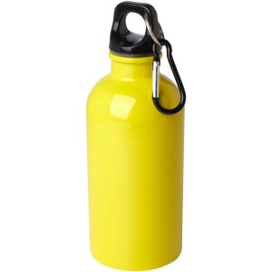 400 ml láhev na vodu Oregon z nerezové oceli s certifikací RCS a karabinou - Reklamnepredmety
