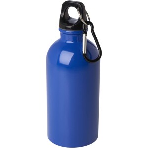 400 ml láhev na vodu Oregon z nerezové oceli s certifikací RCS a karabinou - Reklamnepredmety