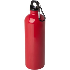 750 ml jednostěnná láhev na vodu Oregon z nerezové oceli s certifikací RCS a karabinou - Reklamnepredmety
