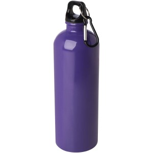 750 ml jednostěnná láhev na vodu Oregon z nerezové oceli s certifikací RCS a karabinou - Reklamnepredmety