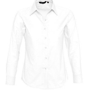 L611 Ladies Oxford-Blouse Embassy Longsleeve - Reklamnepredmety