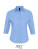 L631 Ladies Stretch-3/4-Sleeve Blouse Effect - L631_Bright-Sky - variant Ls 1000297309