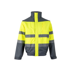 VL JUPITER. Dvoubarevná vycpaná bunda (180 g/m²) z polyesteru (100 %) s PU zátěrem - Reklamnepredmety