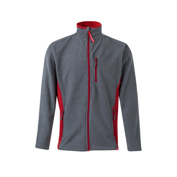 VL GERAS. Dvoubarevná fleecová bunda (220 g/m²) z polyesteru (100 %)
