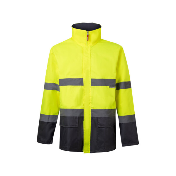 VL THEMIS. Dvoubarevná parka (190 g/m²), z polyesteru (100 %), s PU zátěrem