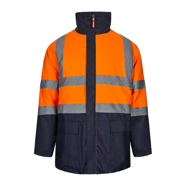 VL JUNO. Dvoubarevná parka 4v1 (180g/m²), z polyesteru (100%) s PU zátěrem