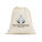 BELIZE. Batoh ze 100% organické bavlny (140 g/m²) - 92527-150-logo - variant 