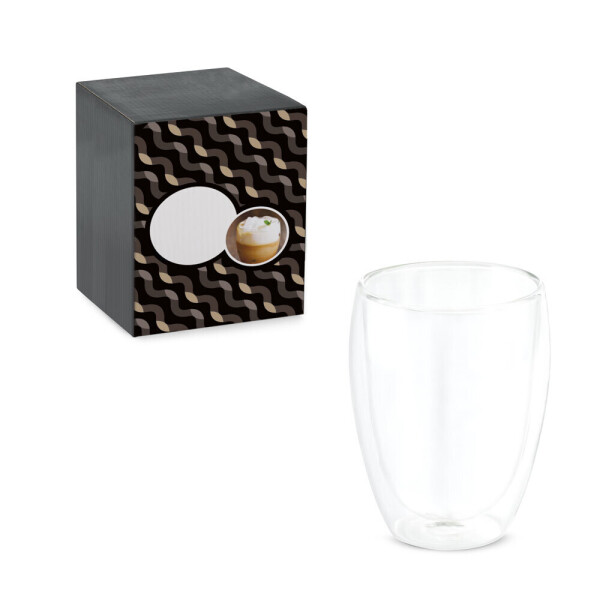 MACHIATO CUP. Hrnek z borosilikátového skla 350 ml