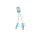 BERNERS. Superrychlý USB kabel 6v1 ve recyklovaného PET (100% rPET) - 97191-100-a - variant