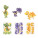 DINOSAURUS. 3D puzzle z papíru a EVA ve tvaru dinosaura - 98152-set - variant