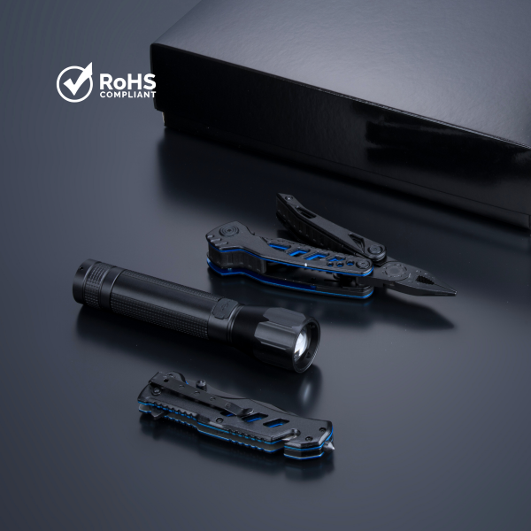 OPTIMA SET III: MULTITOOL, ZÁCHRANNÝ NŮŽ A VELKÁ SVÍTILNA