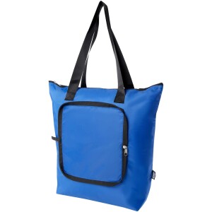 Skládací nákupní chladicí taška EcoFold z materiálu RPET o objemu 15 l - Reklamnepredmety