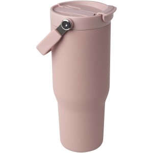 Hrnek s vakuovou a měděnou izolací Bronx s objemem 900 ml z recyklované nerezové oceli s certifikací RCS s víčkem s dvojitou funkcí - Reklamnepredmety