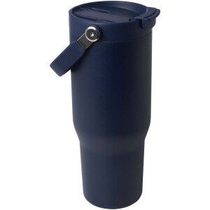 Hrnek s vakuovou a měděnou izolací Bronx s objemem 900 ml z recyklované nerezové oceli s certifikací RCS s víčkem s dvojitou funkcí - Reklamnepredmety