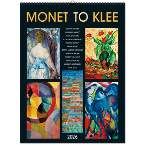 Nástěnný kalendář Monet to Klee 2026 - Reklamnepredmety