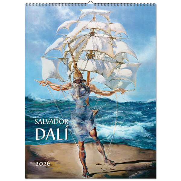 Nástěnný kalendář Salvador Dalí 2026