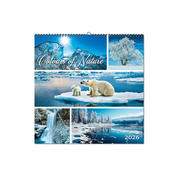 Nástěnný kalendář Colours of nature 2026