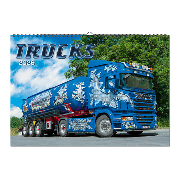 Nástěnný kalendář Trucks 2026