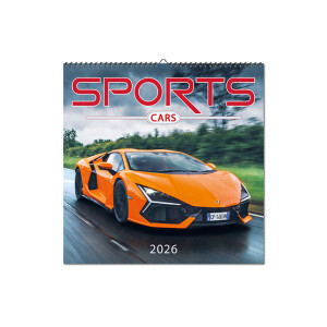 Nástěnný kalendář Sports Cars 2026 - Reklamnepredmety
