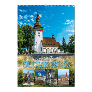 Nástěnný kalendář Poznáváme Slovensko 2026 - Reklamnepredmety