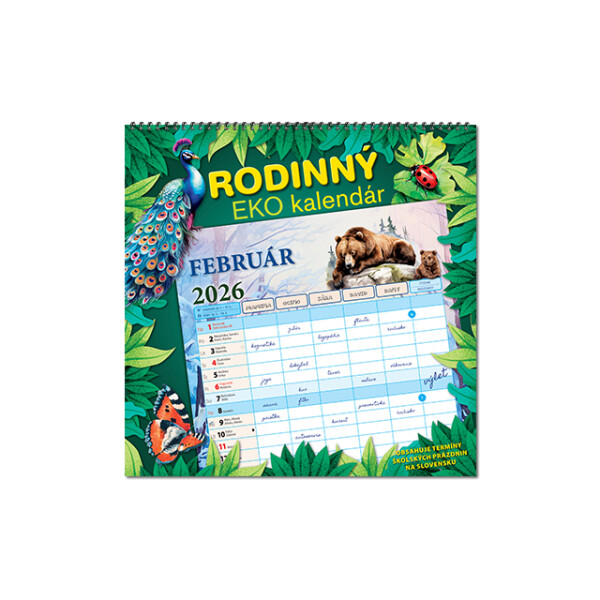 Nástěnný kalendář Rodinný EKO kalendář 2026