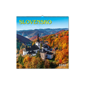 Nástěnný kalendář Slovensko 2026 - Reklamnepredmety
