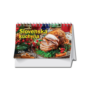 Stolní kalendář Slovenská kuchyně 2026 - Reklamnepredmety