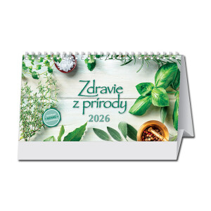 Stolní kalendář Zdraví z přírody 2026 - Reklamnepredmety