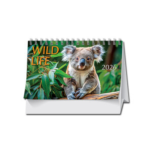 Stolní kalendář Wild life 2026 - Reklamnepredmety