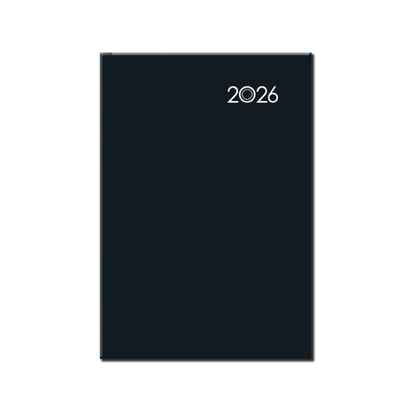 Denní diář A5 FALCON černý 2026