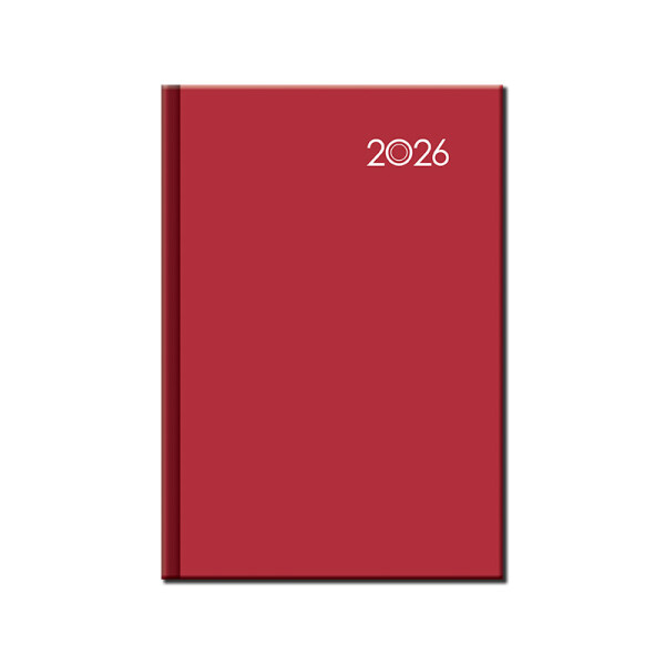 Týdenní diář A5 FALCON červený 2026