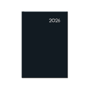 Týdenní diář A5 FALCON černý 2026 - Reklamnepredmety
